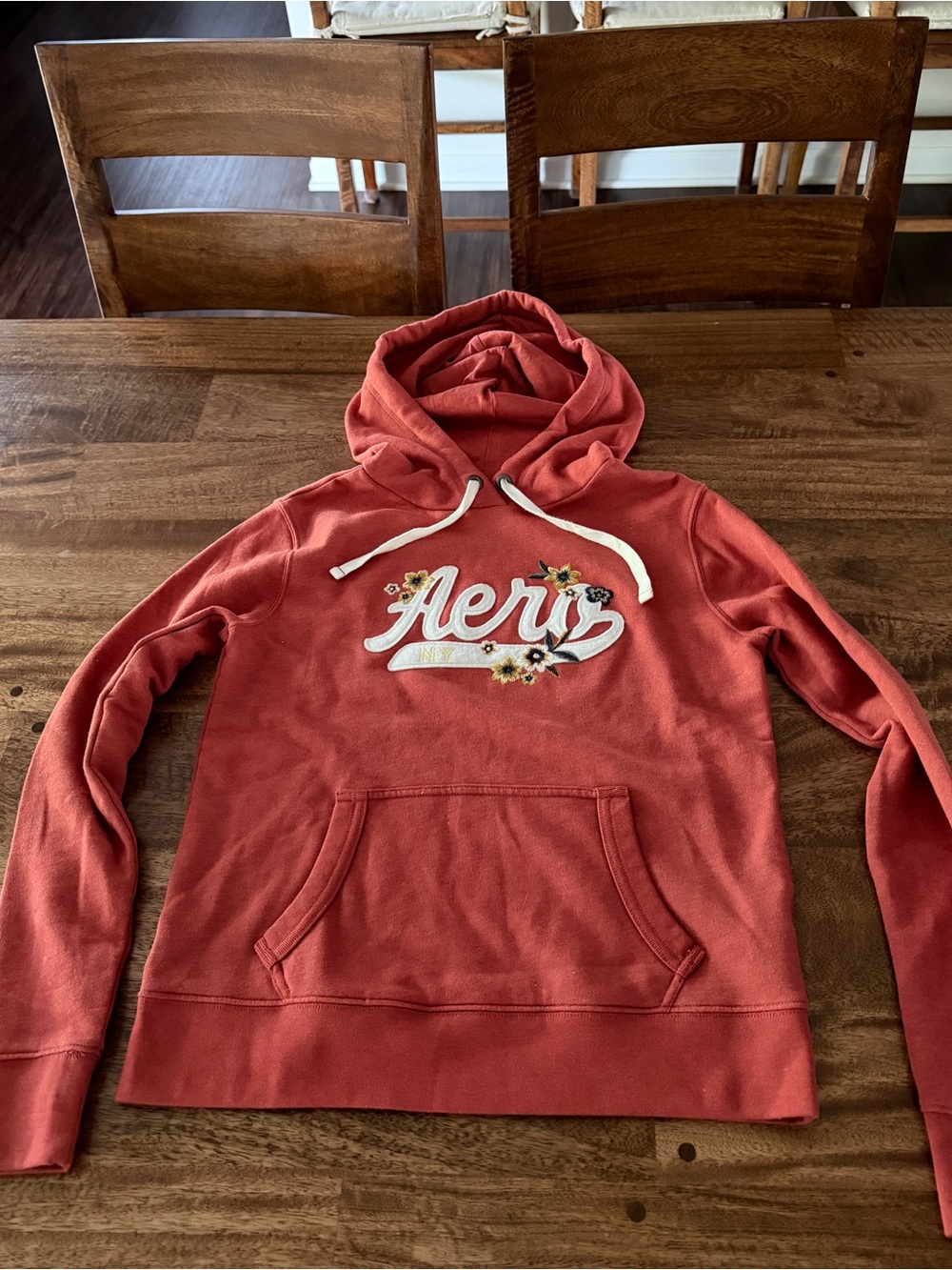 Aeropostale Coral Pullover Hoodie